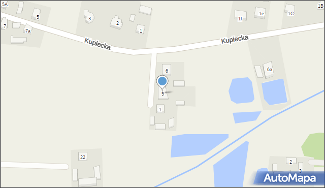 Kałek, Kałek-Kolonia, 5, mapa Kałek