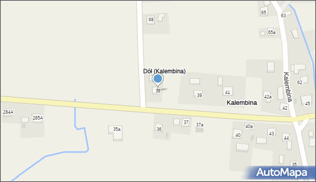 Kalembina, Kalembina, 38, mapa Kalembina