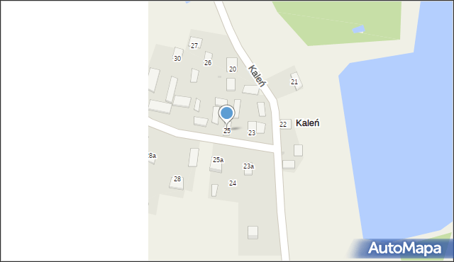 Kaleń, Kaleń, 25, mapa Kaleń