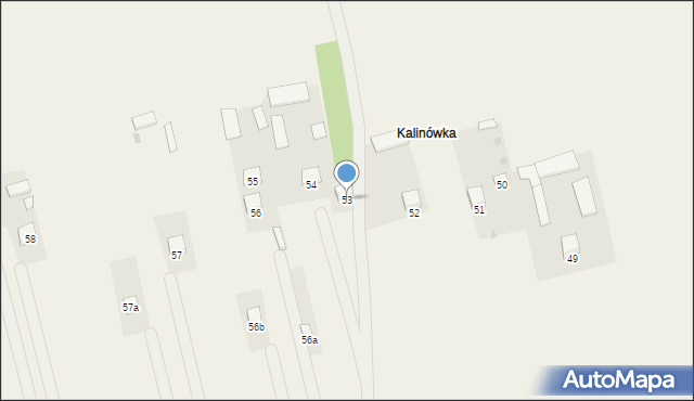 Kaleń, Kaleń, 53, mapa Kaleń