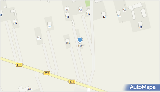 Kaleń, Kaleń, 56a, mapa Kaleń