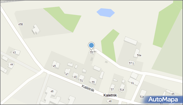 Kaletnik, Kaletnik, 53, mapa Kaletnik