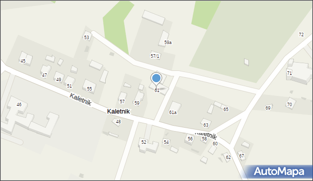 Kaletnik, Kaletnik, 61, mapa Kaletnik