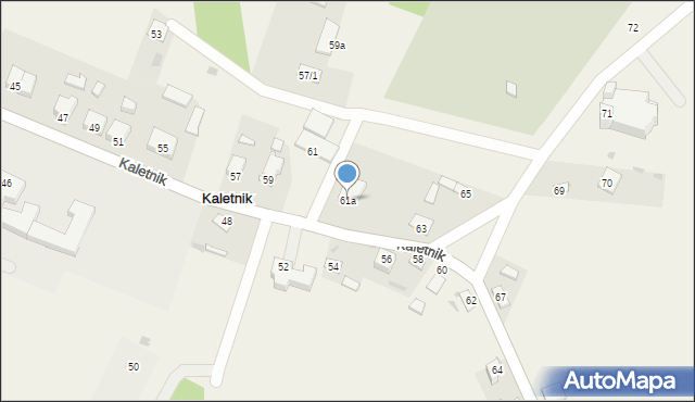 Kaletnik, Kaletnik, 61a, mapa Kaletnik