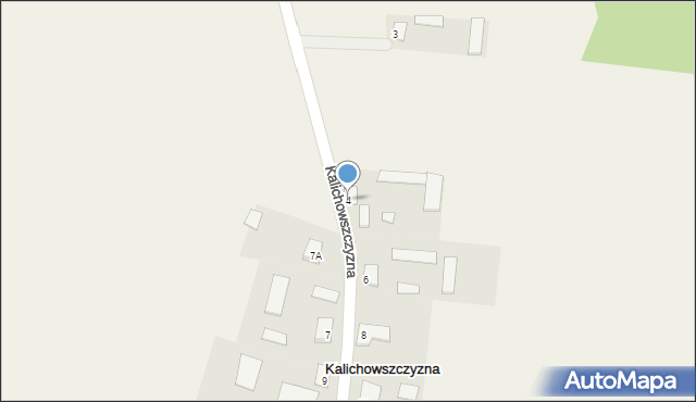 Kalichowszczyzna, Kalichowszczyzna, 4, mapa Kalichowszczyzna