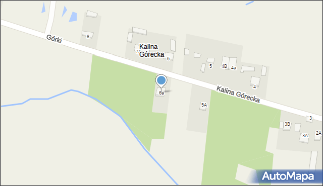 Kalina Górecka, Kalina Górecka, 6a, mapa Kalina Górecka