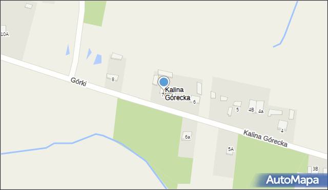 Kalina Górecka, Kalina Górecka, 7A, mapa Kalina Górecka