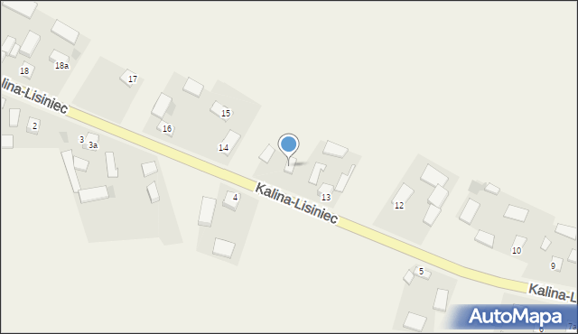 Kalina-Lisiniec, Kalina-Lisiniec, 13, mapa Kalina-Lisiniec