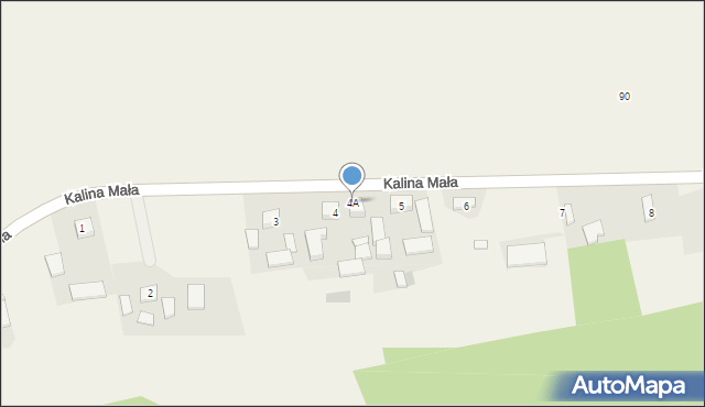 Kalina Mała, Kalina Mała, 4A, mapa Kalina Mała