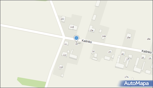 Kalinko, Kalinko, 12, mapa Kalinko