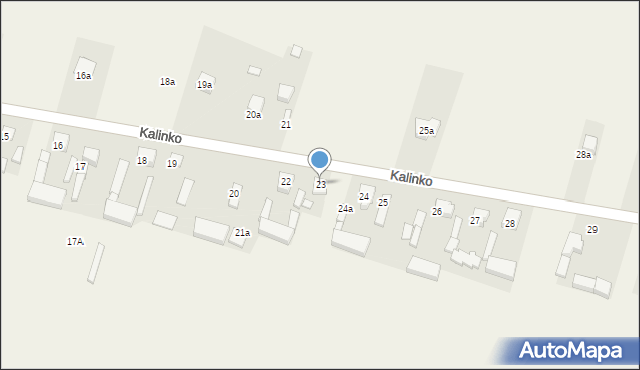 Kalinko, Kalinko, 23, mapa Kalinko