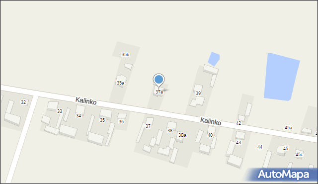 Kalinko, Kalinko, 37a, mapa Kalinko