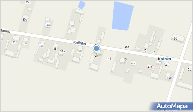 Kalinko, Kalinko, 43, mapa Kalinko