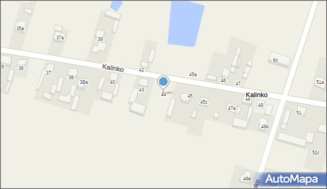 Kalinko, Kalinko, 44, mapa Kalinko