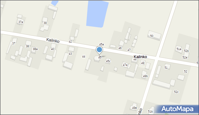 Kalinko, Kalinko, 45, mapa Kalinko