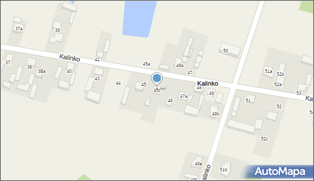 Kalinko, Kalinko, 45c, mapa Kalinko