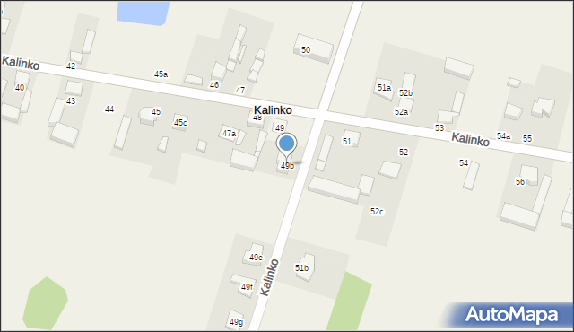 Kalinko, Kalinko, 49b, mapa Kalinko