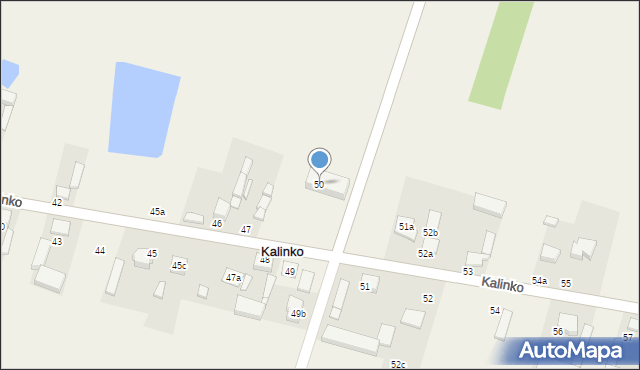 Kalinko, Kalinko, 50, mapa Kalinko