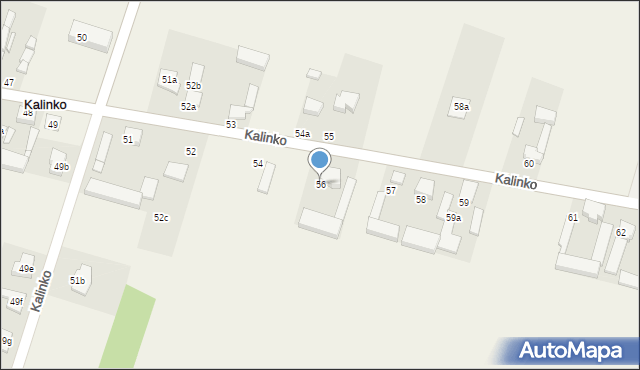 Kalinko, Kalinko, 56, mapa Kalinko