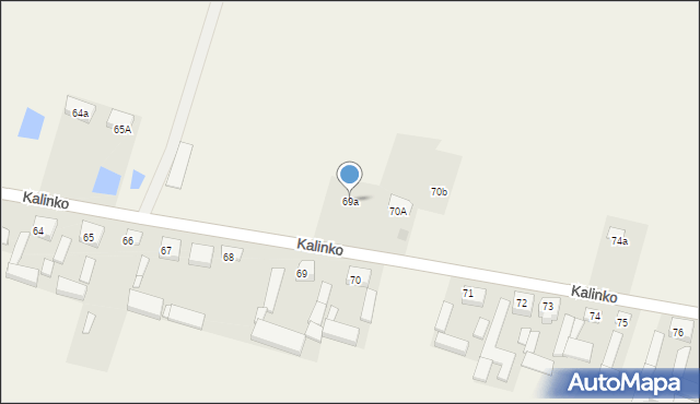 Kalinko, Kalinko, 69a, mapa Kalinko