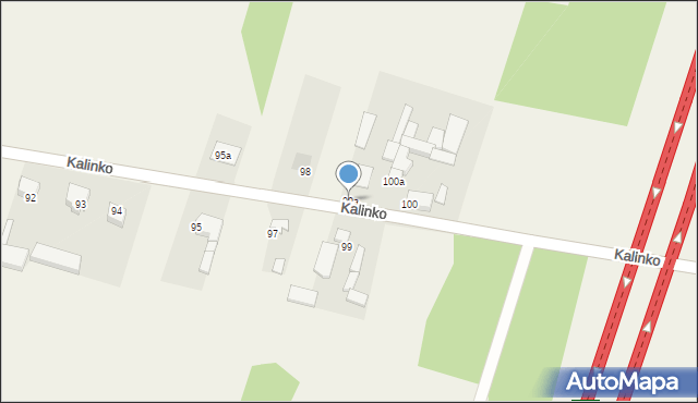 Kalinko, Kalinko, 99a, mapa Kalinko