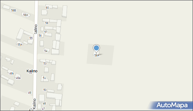 Kalino, Kalino, 54A, mapa Kalino