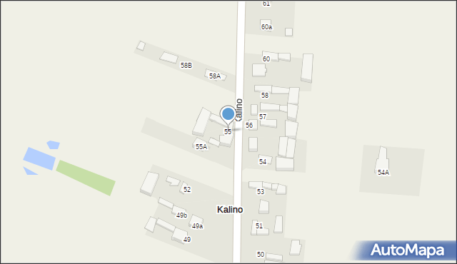 Kalino, Kalino, 55, mapa Kalino