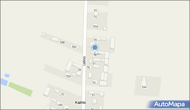 Kalino, Kalino, 58, mapa Kalino