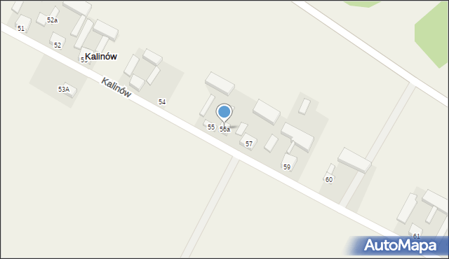 Kalinów, Kalinów, 56a, mapa Kalinów