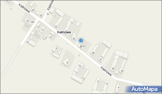 Kalinowa, Kalinowa, 35, mapa Kalinowa