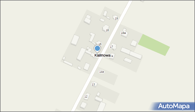 Kalinowa, Kalinowa, 14, mapa Kalinowa