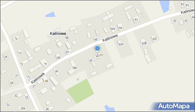 Kalinowa, Kalinowa, 41, mapa Kalinowa