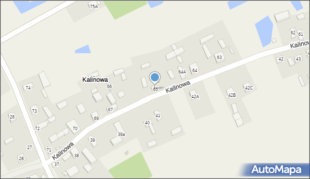 Kalinowa, Kalinowa, 65, mapa Kalinowa