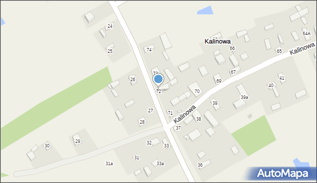 Kalinowa, Kalinowa, 72, mapa Kalinowa