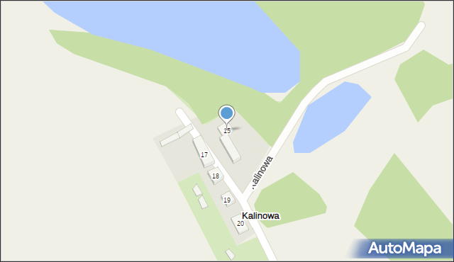 Kalinowa, Kalinowa, 15, mapa Kalinowa