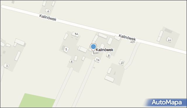 Kalinówek, Kalinówek, 7, mapa Kalinówek