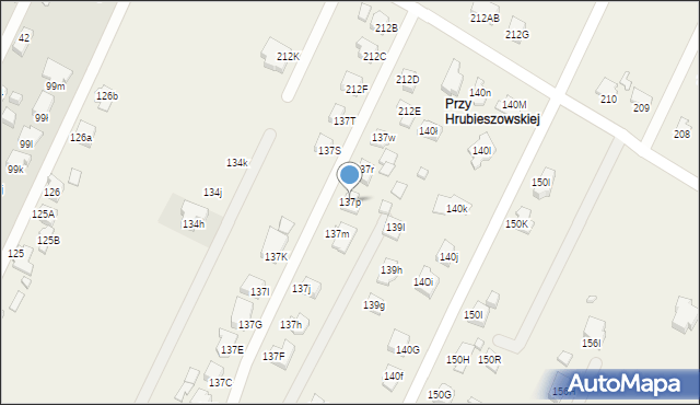 Kalinowice, Kalinowice, 137p, mapa Kalinowice