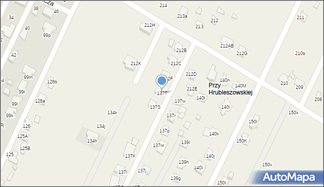 Kalinowice, Kalinowice, 137T, mapa Kalinowice