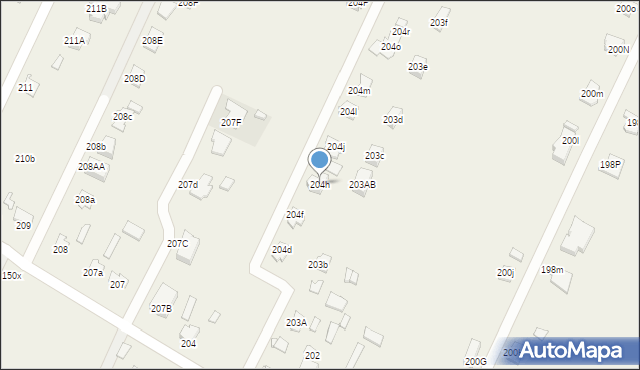 Kalinowice, Kalinowice, 204h, mapa Kalinowice