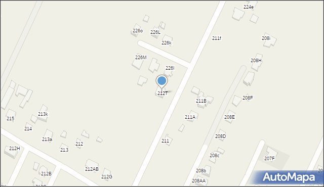 Kalinowice, Kalinowice, 212T, mapa Kalinowice