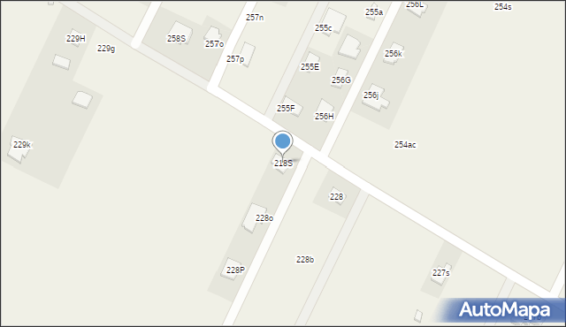 Kalinowice, Kalinowice, 218S, mapa Kalinowice
