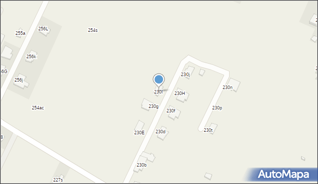 Kalinowice, Kalinowice, 230I, mapa Kalinowice