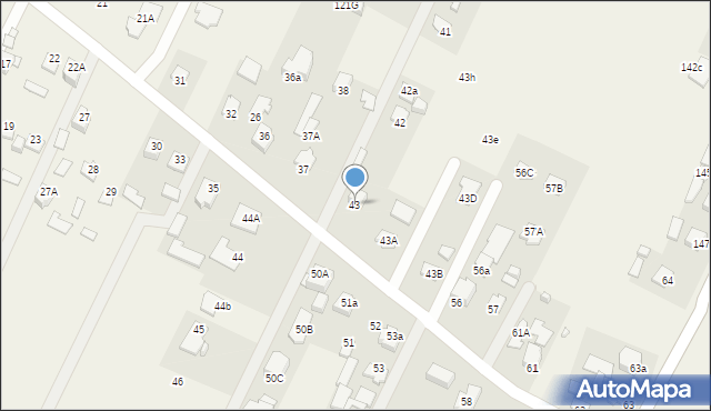 Kalinowice, Kalinowice, 43, mapa Kalinowice