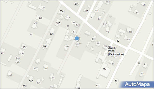 Kalinowice, Kalinowice, 54b, mapa Kalinowice