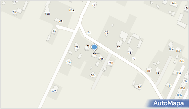 Kalinowice, Kalinowice, 76, mapa Kalinowice