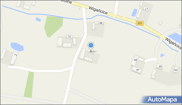 Kalinowice Dolne, Kalinowice Dolne, 69, mapa Kalinowice Dolne