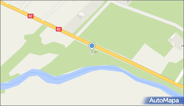 Kalinowiec, Kalinowiec, 27, mapa Kalinowiec