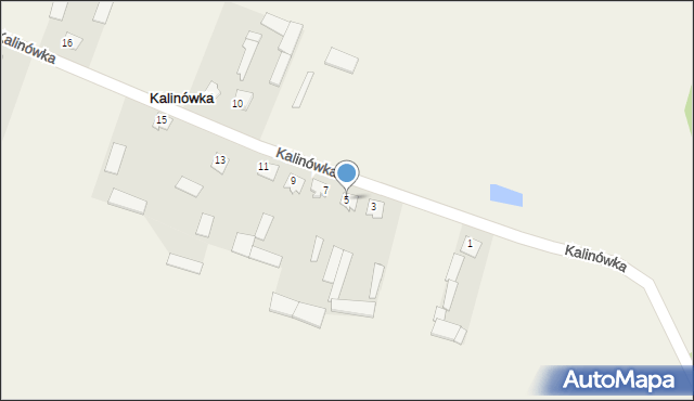 Kalinówka, Kalinówka, 5, mapa Kalinówka