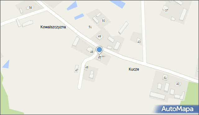 Kalinówka, Kalinówka, 45, mapa Kalinówka