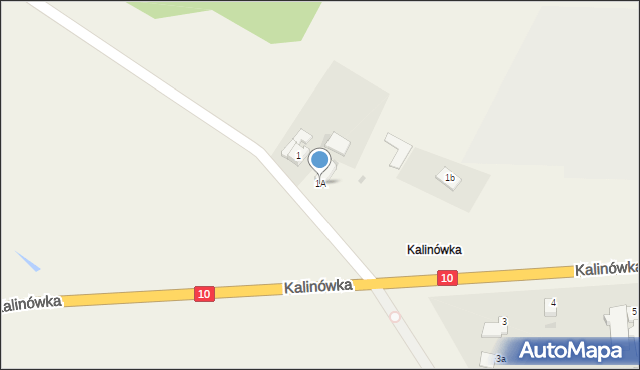 Kalinówka, Kalinówka, 1A, mapa Kalinówka